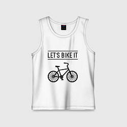 Детская майка Lets bike it