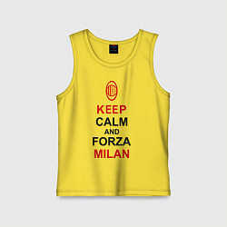 Детская майка Keep Calm & Forza Milan