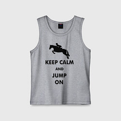 Детская майка Keep Calm & Jump On