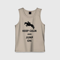 Детская майка Keep Calm & Jump On