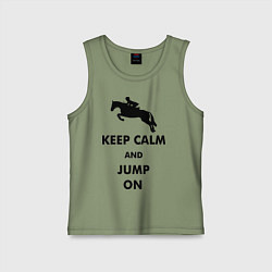 Детская майка Keep Calm & Jump On