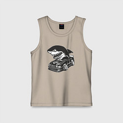 Детская майка Акула на Тойоте