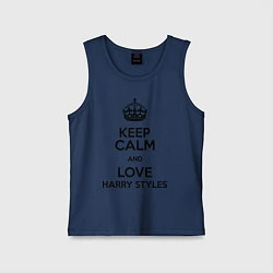 Детская майка Keep Calm & Love Harry Styles