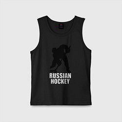 Детская майка Russian Black Hockey