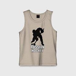 Детская майка Russian Black Hockey