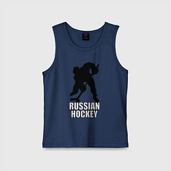 Детская майка Russian Black Hockey