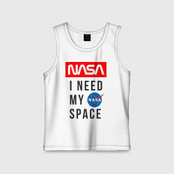 Детская майка Nasa i need my space