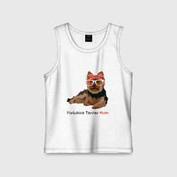 Детская майка Yorkshire terrier mom