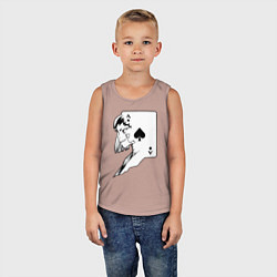 Майка детская хлопок Аниме Доктор Стоун, цвет: пыльно-розовый — фото 2