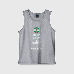 Детская майка Keep calm I??m a doctor