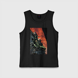 Майка детская хлопок Green Arrow, цвет: черный