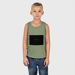 Майка детская хлопок Изоляция, цвет: авокадо — фото 2