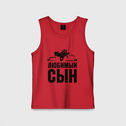Детская майка Любимый сын-авиатор