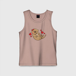 Детская майка Милая морская выдра