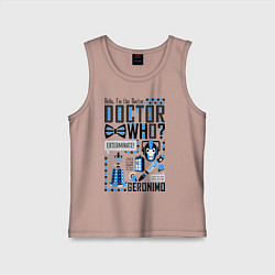 Детская майка Hello, i'm the Doctor