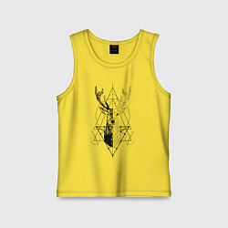 Детская майка Polygonal deer