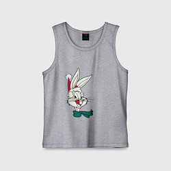 Майка детская хлопок Bugs Bunny, цвет: меланж