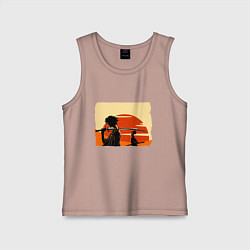 Детская майка Самурай Чамплу Мугэн и Дзин