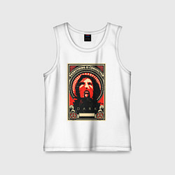 Майка детская хлопок DARK Тьма, цвет: белый