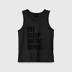 Детская майка EAT SLEEP BASKETBALL REPEAT