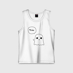 Майка детская хлопок My boo, цвет: белый