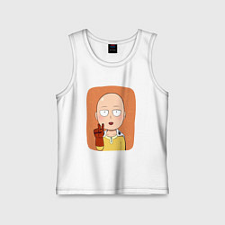 Детская майка Сайтама One Punch Man