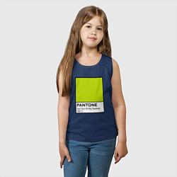 Майка детская хлопок Shrek: Pantone Color, цвет: тёмно-синий — фото 2