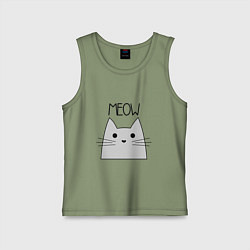 Детская майка Котик - Мяу