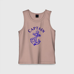 Детская майка Капитан бросил якорь
