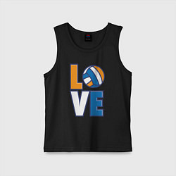 Детская майка Love Volleyball