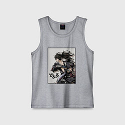 Майка детская хлопок Хяккимару Дороро Z, цвет: меланж