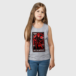 Майка детская хлопок Постер За Императора! красны, цвет: меланж — фото 2