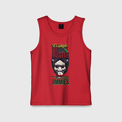 Детская майка Обезьяна с красными губами