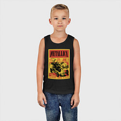 Майка детская хлопок Metallica - Iowa speedway playbill, цвет: черный — фото 2