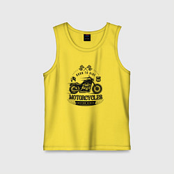 Детская майка Motorcycle Born to ride