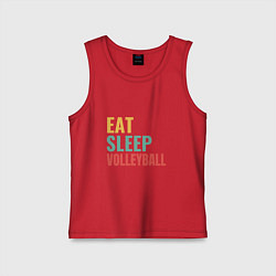 Детская майка Eat - Sleep - Volleyball