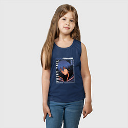 Майка детская хлопок Жерар Фернандес Fairy Tail, цвет: тёмно-синий — фото 2