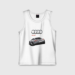 Майка детская хлопок Audi Prestige Concept, цвет: белый