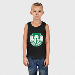 Майка детская хлопок Team - Celtics, цвет: черный — фото 2