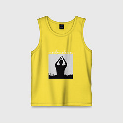 Майка детская хлопок World Violation Tour Depeche Mode, цвет: желтый