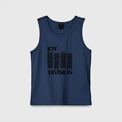 Майка детская хлопок Joy Division - rock, цвет: тёмно-синий