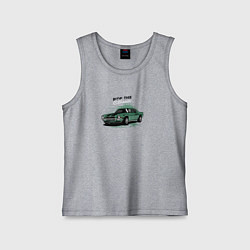 Майка детская хлопок Ride Classic, цвет: меланж