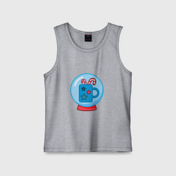 Детская майка Зимний сладкий горячий напиток, чашка и карамель