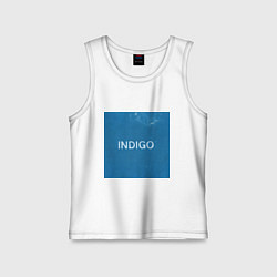 Майка детская хлопок Indigo, цвет: белый