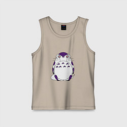 Майка детская хлопок Totoro Frieza, цвет: миндальный