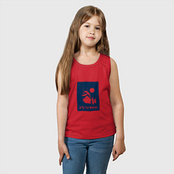 Майка детская хлопок Тоторо и друзья, цвет: красный — фото 2