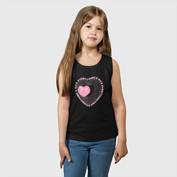 Майка детская хлопок Everythings nice, цвет: черный — фото 2
