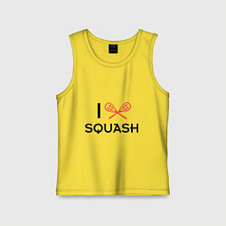 Детская майка I Love Squash