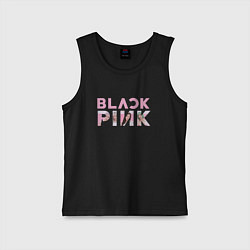 Детская майка Blackpink logo Jisoo Lisa Jennie Rose