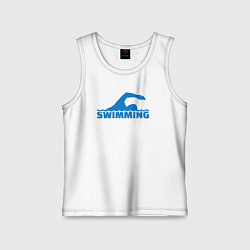 Детская майка Swimming sport